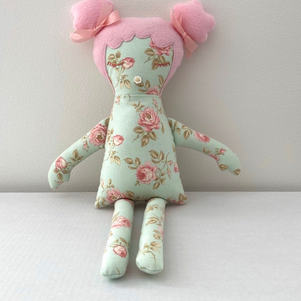 Fabric Body Dolls, Tall Unique Ragdolls, Washable Cloth Stuffed Toys, Colorful Handmade Collectables, Soft Babydolls, One Of A Kind Gifts,