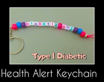 Diabetes/Diabetic Alert Keychain