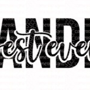 Best Ever Grandma PNG SVG