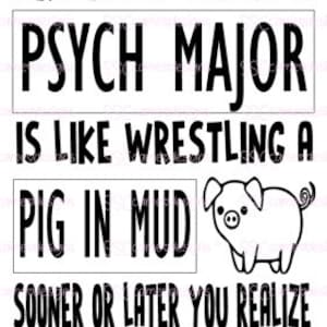 Arguing with a Psych Major SVG File