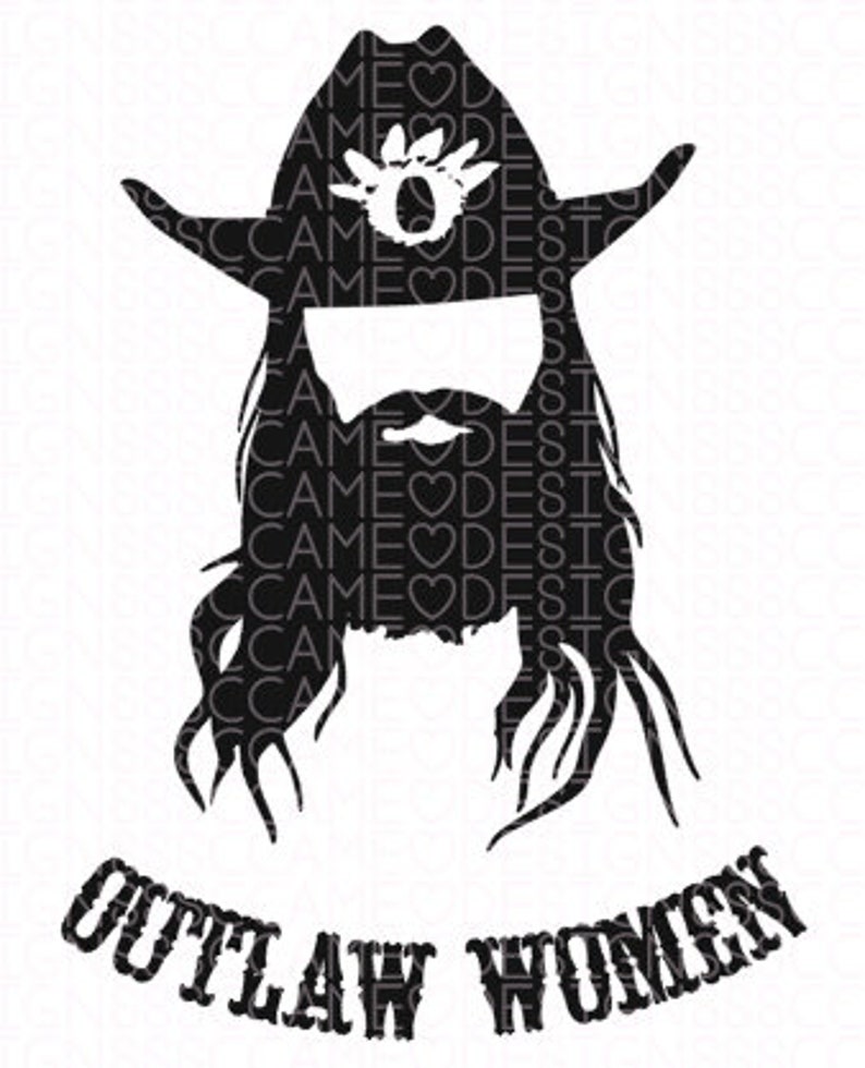 Download Chris Stapleton Outlaw women SVG File | Etsy