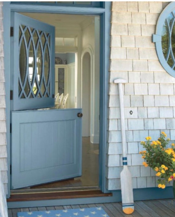 Custom Build to Suit Dutch Door With Clear Glass Etsy