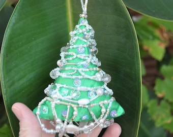 xmas tree ornament, jewel ornament xmas, embroidery xmas tree, decoracion xmas home, christmas tree decor, christmas tree gift