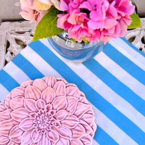 stripe print napkins, set4 napkins stripe, set 4 napkins, placemats tablecloth, blue white napkin, blue white stripe, stripe placemats