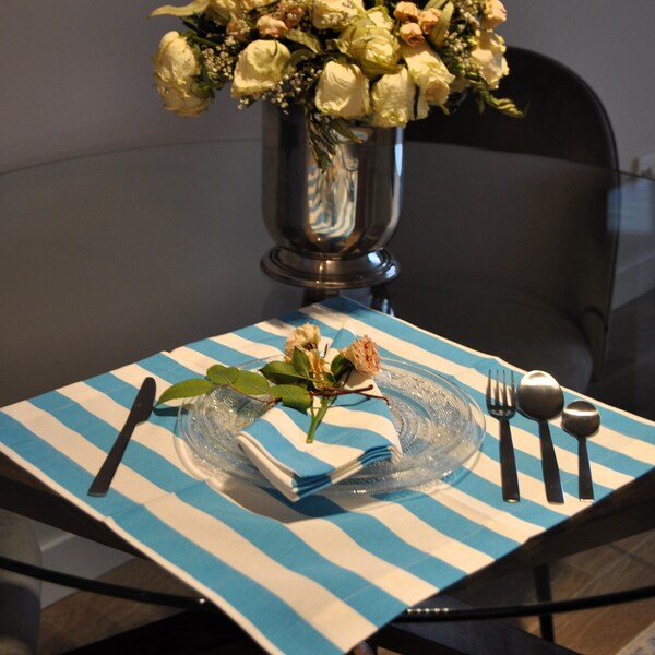 Blue and White Placemats Etsy