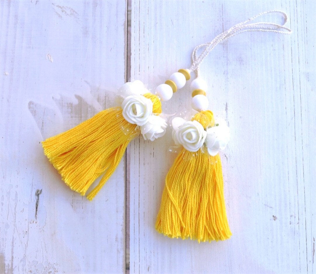 TASSEL SMALL BAG YELLOW main image 1