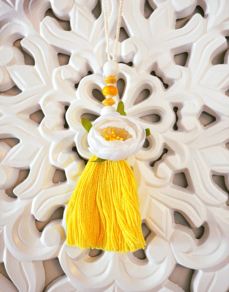 Decorative Tassel Yellow Tassel Bags Key Chain Tassel Etsy
