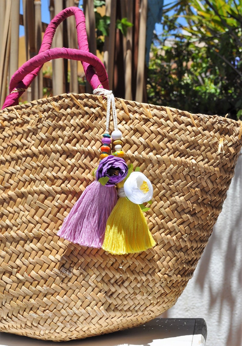 Decorative Tassel Yellow Tassel Bags Key Chain Tassel Etsy
