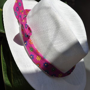 Narrow Fuchsia Scarf, Scarf Fuchsia Summer, Scarf Cotton Flowers ...