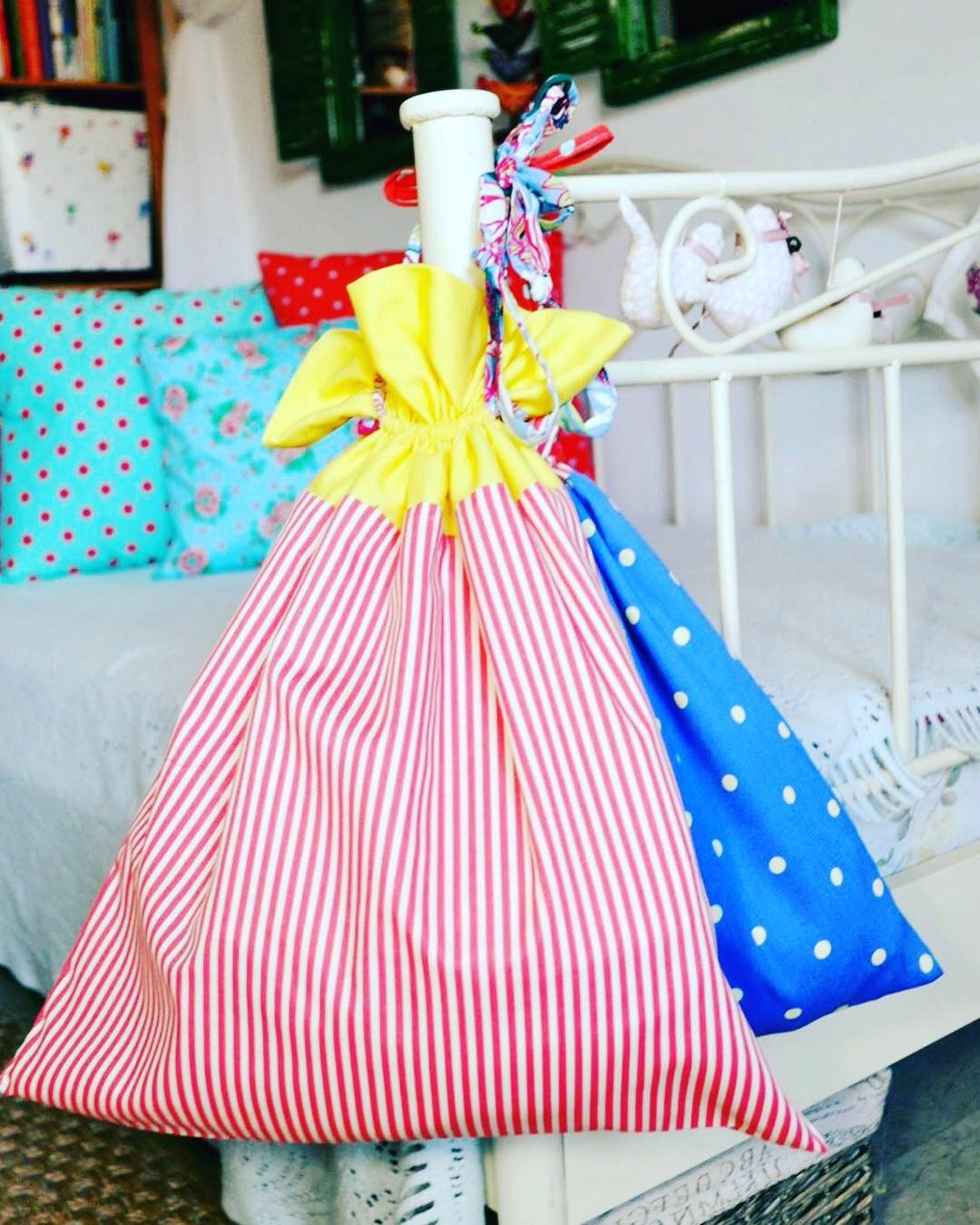 Shoe Cotton Tote Bag Cotton Shoe Tote Bag Travel Cotton Bag Etsy