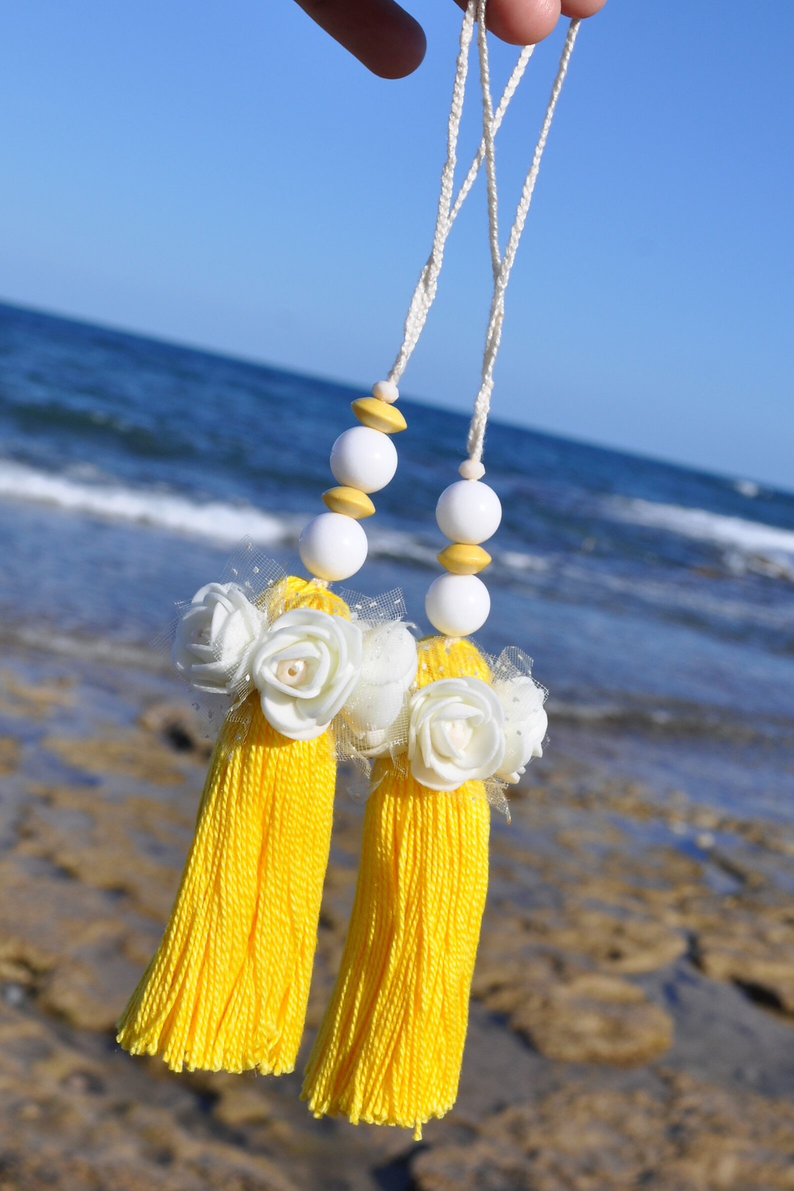 TASSEL SMALL BAG YELLOW main image 0