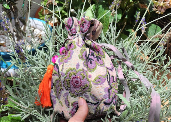 Lavender makeup online bag
