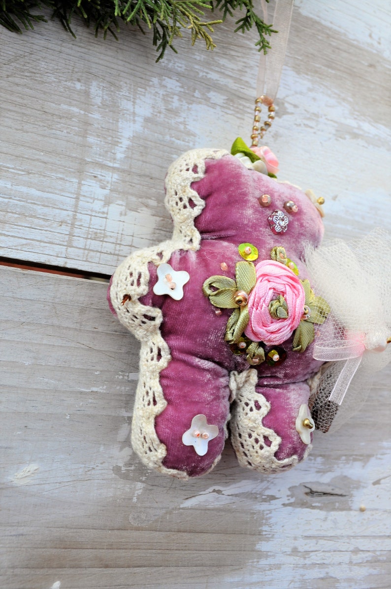 Plush christmas bear embroidery xmax bear christmas tree  etsy Plush christmas bear embroidery xmax bear christmas tree  etsy