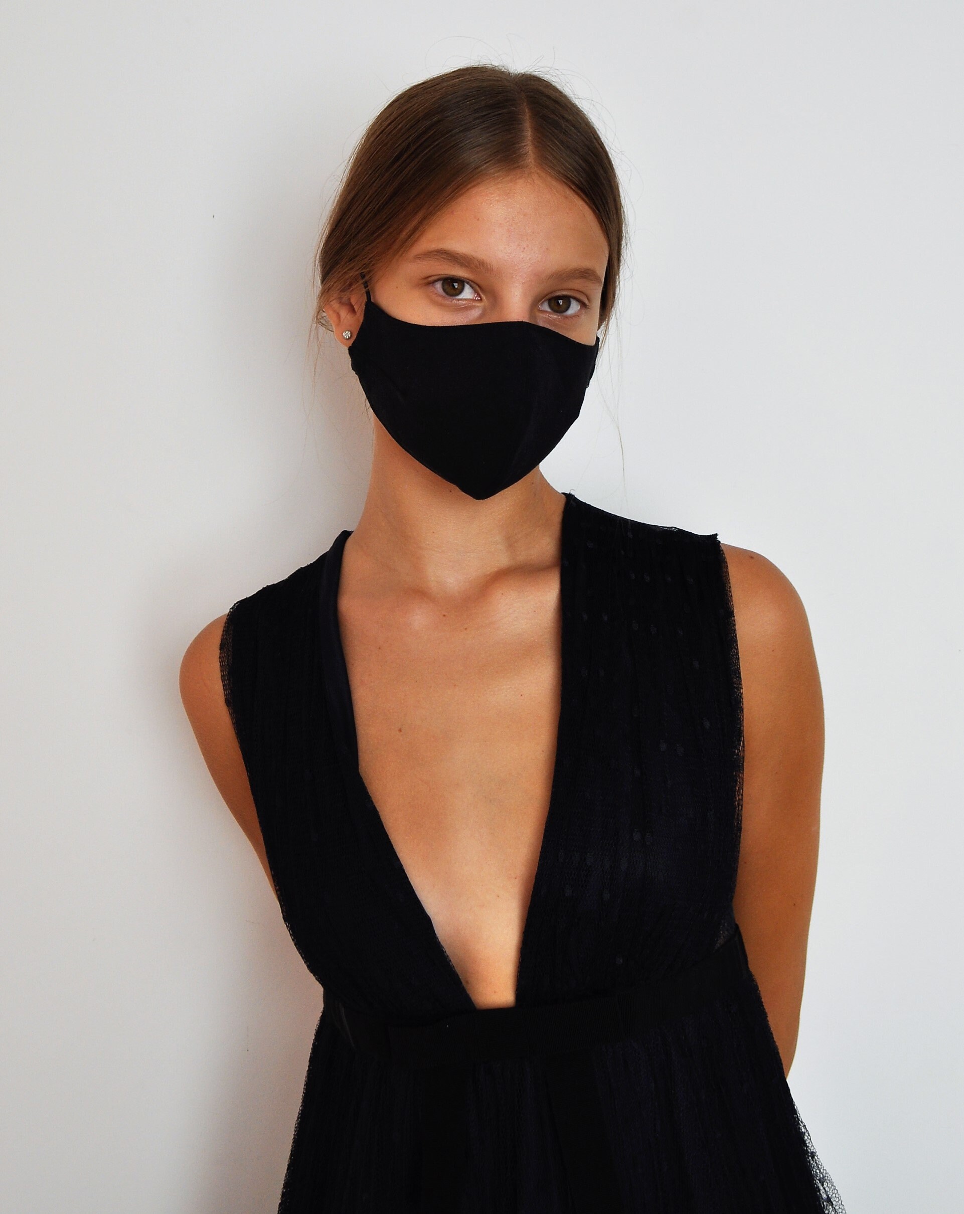 Geduochn 1 x maschera in pizzo nero per donne e ragazze
