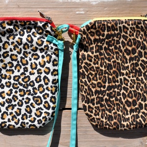 Leoparden-Mini-Umhängetasche, Handytasche mit Leopardenmuster, Strandtasche mit Tiermuster, Kulturtasche mit Tiermuster