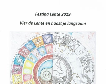 Dutch - Festina Lente 2019 - Dutch project book with Zentangle(R) drawing assignments