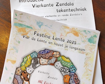 Dutch - Festina Lente 2025 - Celebrate Spring and Hurry Slowly - Zentangle Inspired Project - Project Book