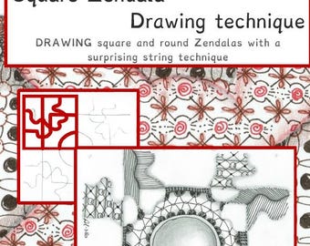 English - DRAWING Square Zendalas