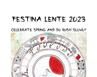 ENGLISH - Festina Lente 2023 - Zentangle Inspired drawing project