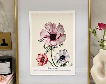 The Language of Flowers Anemone Giclée Print