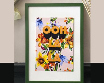 Ooh La La Orange Giclée Print
