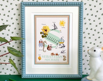 Personalised Letter 'S' Giclée Print