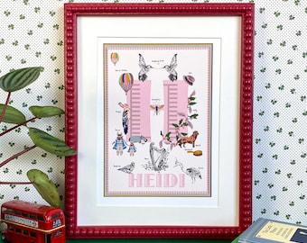 Personalised Letter 'H' Giclée Print