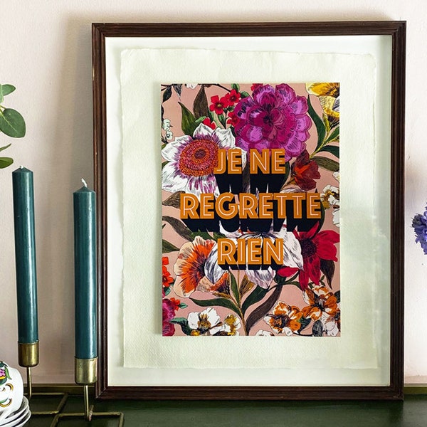 Je Ne Regrette Rien Giclée Print