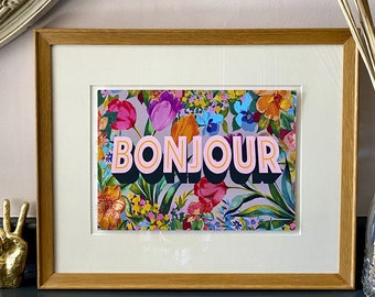 Bonjour Giclée Print