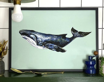 Whale Giclée Print
