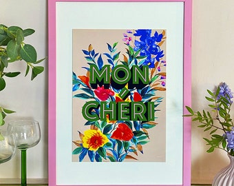 Mon Cheri Giclée-tryck