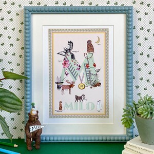 Impressão Giclée Letra 'M' Personalizada