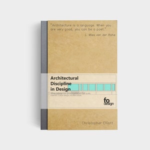 Farnsworth House Sketchbook, Architecture Gifts, Mies van der Rohe Notebook