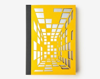 Sketchbook for Creatives, Notebook with Perspective Layout, Architect and Designer Notebook