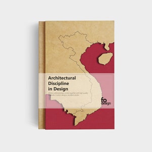 Vietnam Karte Reisetagebuch, Kundenspezifisches Vietnam Notizbuch, Vietnam Reisegeschenke