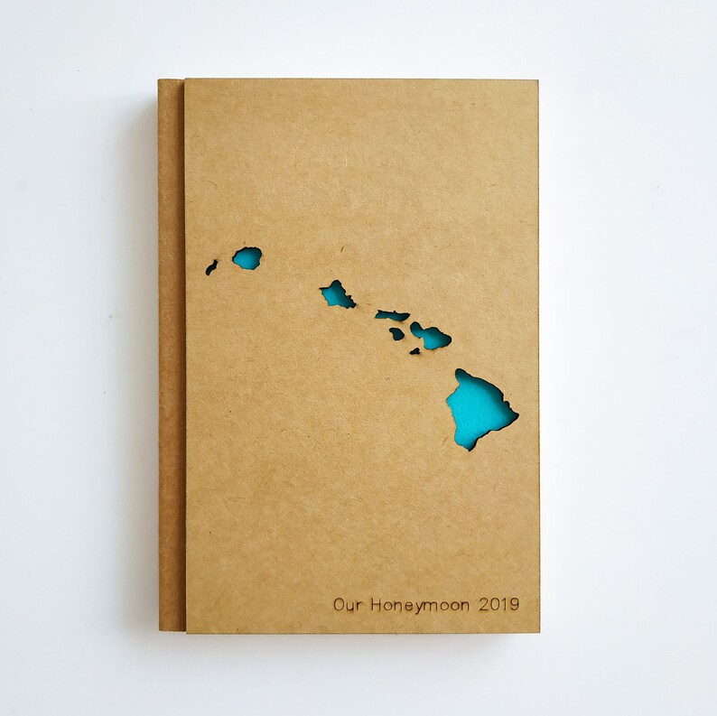 Hawaii Wedding Journal Honeymoon Gifts Tropical Wedding Etsy