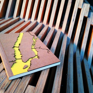 New York Travel Journal, NYC Personalized Notebook, Manhattan Map, Architect Sketchbook, Custom Notebook, Personalized A5 Notebook