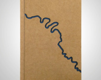 Carnet de voyage Paris, cadeau France, carnet de notes Seine, carnet minimaliste, cadeau voyageur France