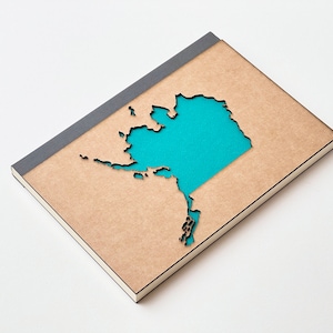 AlaskaReisetagebuch, Alaska Notizbuch, Personalisiertes Alaska Geschenk
