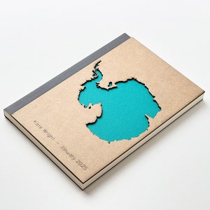 Antarctica-reisdagboek, Antarctica-reiscadeau, Antarctica-kaart