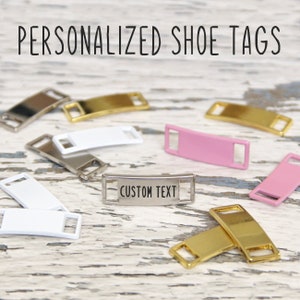 Custom stainless steel shoe tags