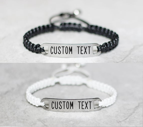 personalized relationship bracelets
