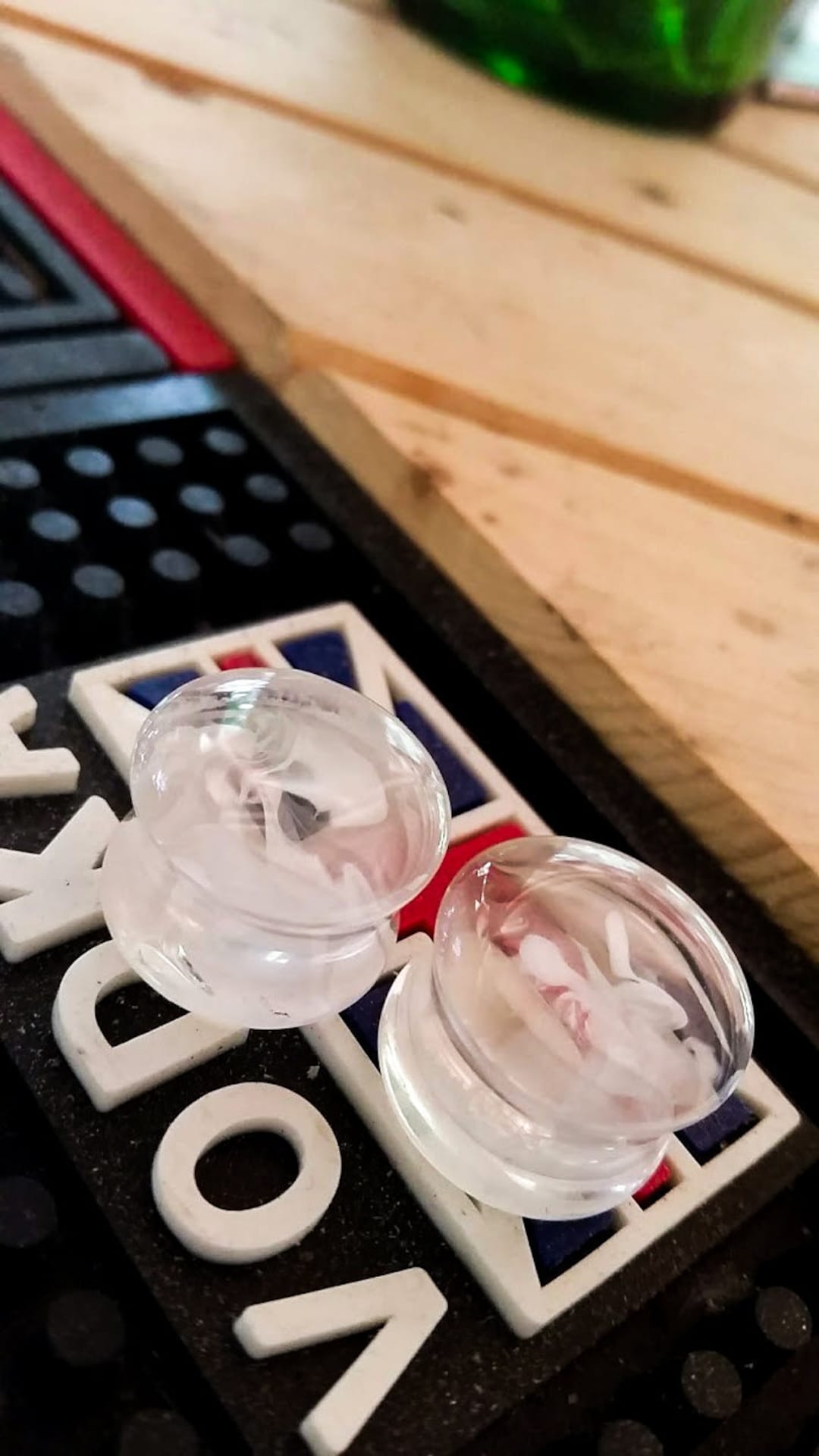 Ice Plugs Resin Handmade Clear Plugs/ Gauges. Double Flared. Etsy