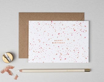 Modern Birthday Card Etsy