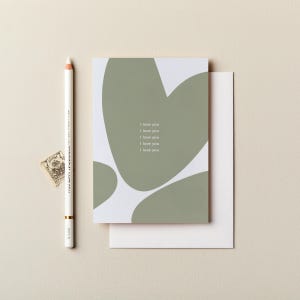 Tarjeta de San Valentín, Tarjeta de San Valentín moderna, Tarjeta de San Valentín elegante, Tarjeta de San Valentín minimalista, Tarjeta de cumpleaños para novia