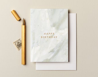 Birthday card, Happy birthday card, Luxury happy birthday card, Friend birthday card, Birthday card for her, Birthday card for him, Modern