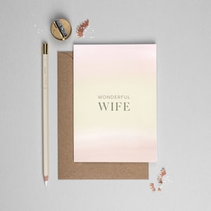 Feliz aniversário, esposa, cartão de aniversário da esposa, cartão de aniversário para minha esposa, cartão de aniversário da melhor esposa, cartão de esposa brilhante