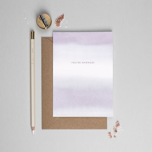 Wedding Card, Newlyweds Card, You're Married Card, Couples Wedding Card, Husband and Wife Card, Wedding Congratulations Card, Couples Card