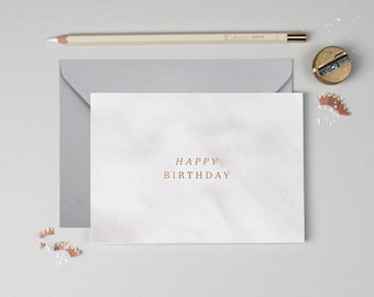 Birthday card, Happy birthday card, Birthday card for him, Friend birthday card, Card for her, luxury birthday card, modern birthday card