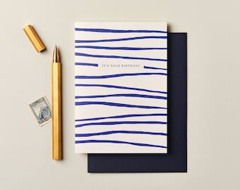 Birthday card, Happy birthday card, Birthday card for her, Friend birthday card, Luxury birthday card, Modern birthday card, Stylish card